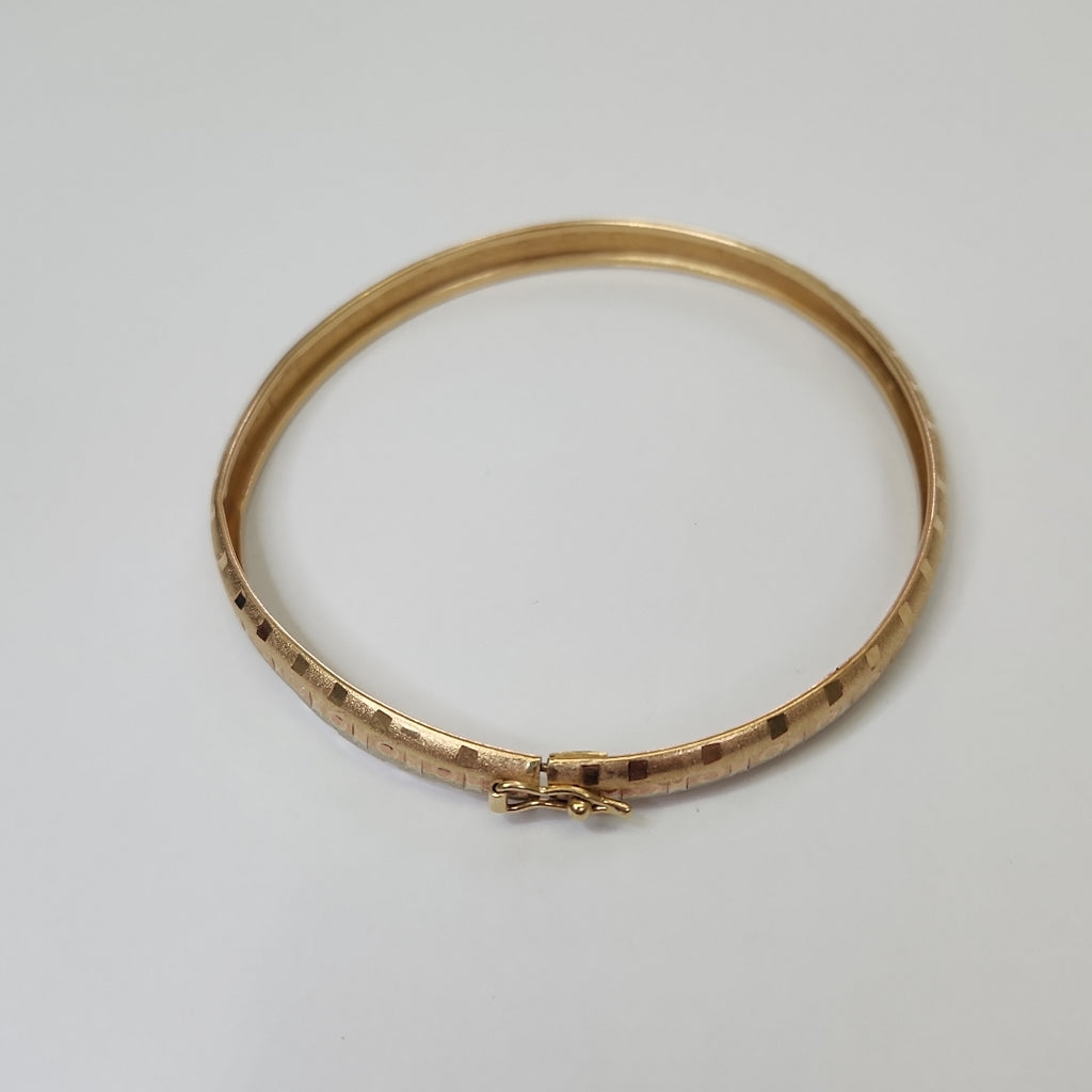 PULSERA RIGIDA ORO 14 K 7,20 GRMS (SEMINUEVO)