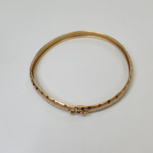 PULSERA RIGIDA ORO 14 K 7,20 GRMS (SEMINUEVO)