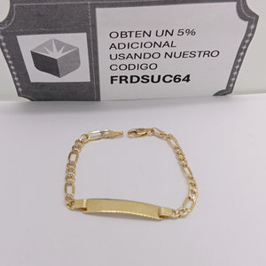 ESCLAVAS NIÑO ORO 14K 2.4 (NUEVO)