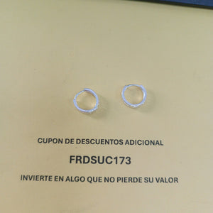 ARRACADAS PLATA .925 2.5 GR (NUEVO)