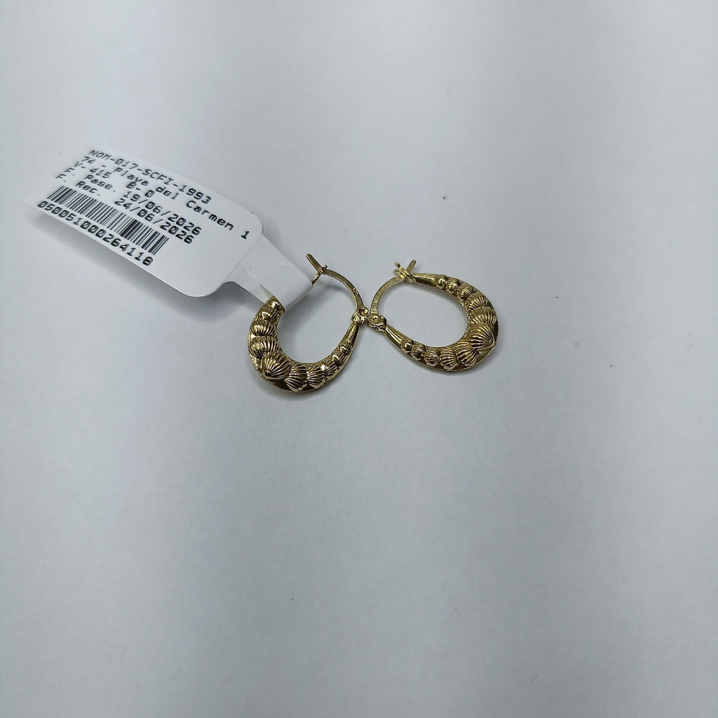 ARRACADAS ORO 10K 0.6 (NUEVO)
