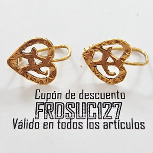 ARETES PAR ORO 8 K 1.2 GRMS (SEMINUEVO)