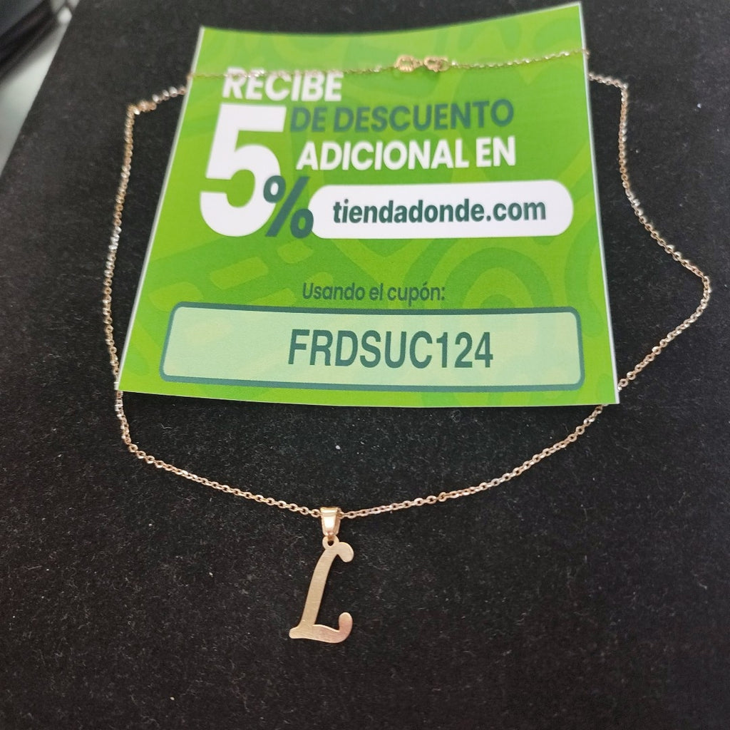 CADENA, DIJE ORO 10 K 2.3 GRMS (SEMINUEVO)