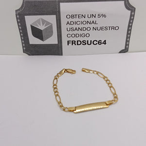 ESCLAVAS NIÑO ORO 14K 3 (NUEVO)