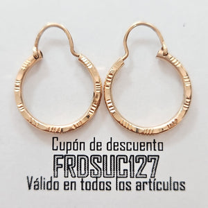 ARRACADAS PAR ORO 8 K 1 GRMS (SEMINUEVO)