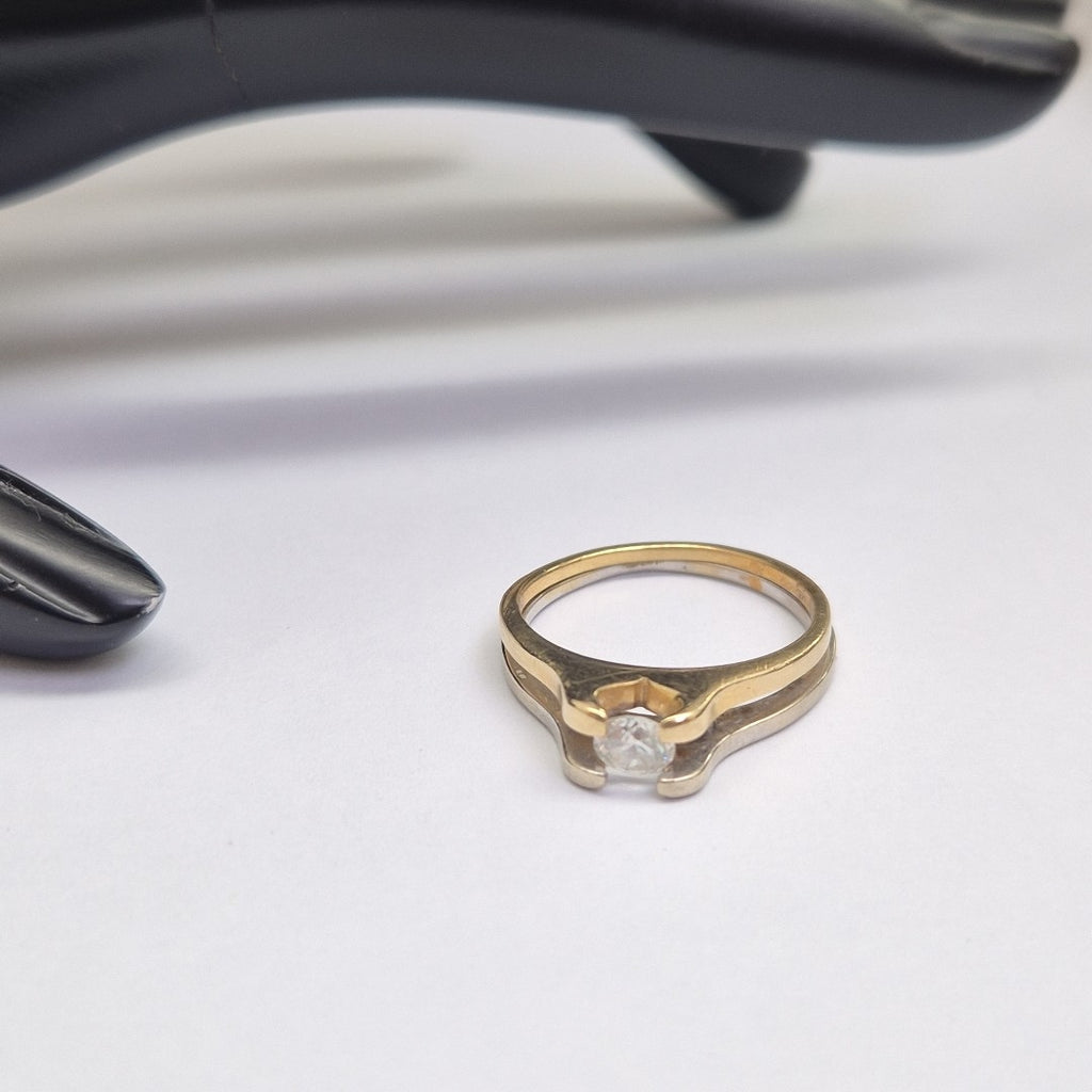 ANILLITO ORO,ORO COMBINADO 14 K 4,10 GRMS (SEMINUEVO)