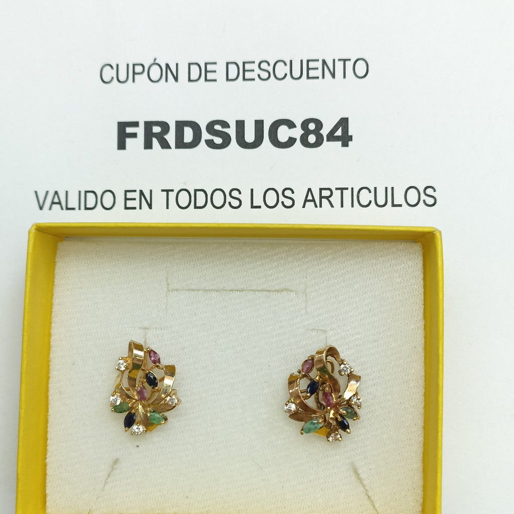ARETES PAR ORO 10 K 4.9 GRMS (SEMINUEVO)