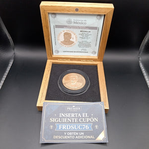 MEDALLA CONMEMORATIVA ORO 21 K 42,00 GRMS (SEMINUEVO)