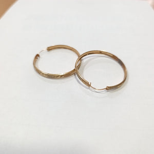 ARRACADAS PAR ORO 10 K 6.7 GRMS (SEMINUEVO)