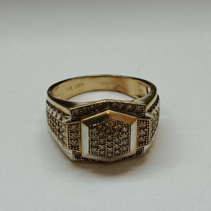ANILLO ORO 10 K 5.3 GRMS (SEMINUEVO)