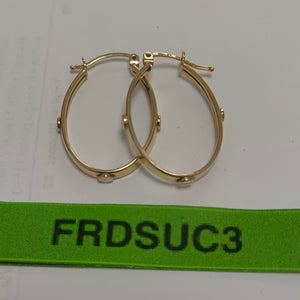 ARRACADAS PAR ORO 14 K 2,70 GRMS (SEMINUEVO)