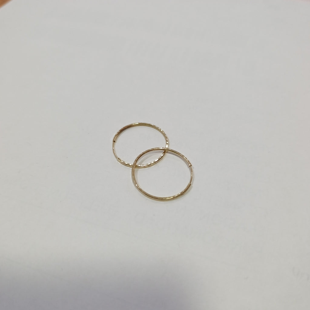 ARETES PAR ORO 14 K 0,90 GRMS (SEMINUEVO)