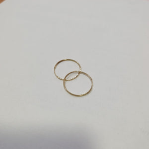 ARETES PAR ORO 14 K 0,90 GRMS (SEMINUEVO)