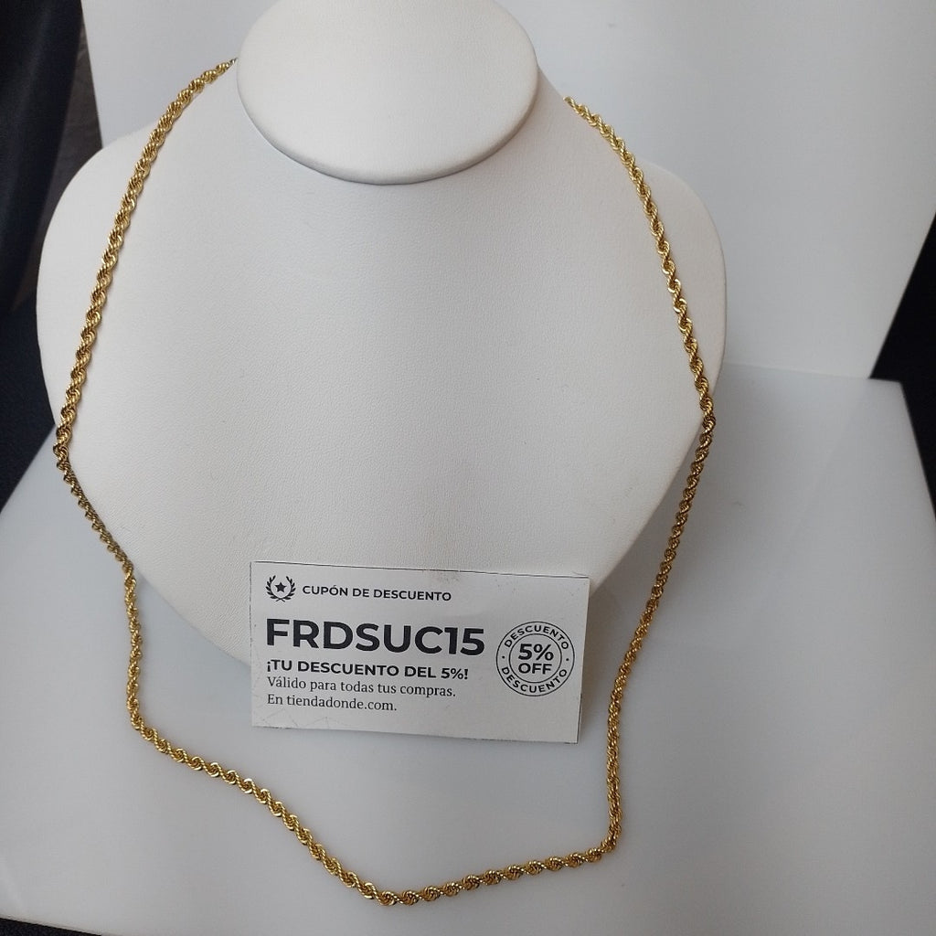 CADENA ORO 14 K 7.7 GRMS (SEMINUEVO)
