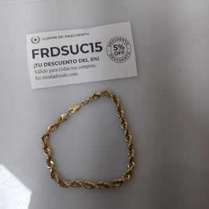 PULSERA ORO 14 K 15.9 GRMS (SEMINUEVO)