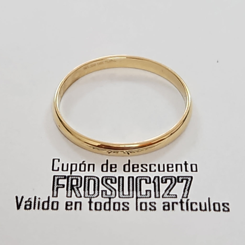 ANILLOS DAMA ORO 14K 1.3 (NUEVO)