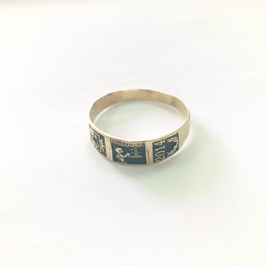 ANILLO DE GRADUACIÓN ORO 8 K 1,30 GRMS (SEMINUEVO)