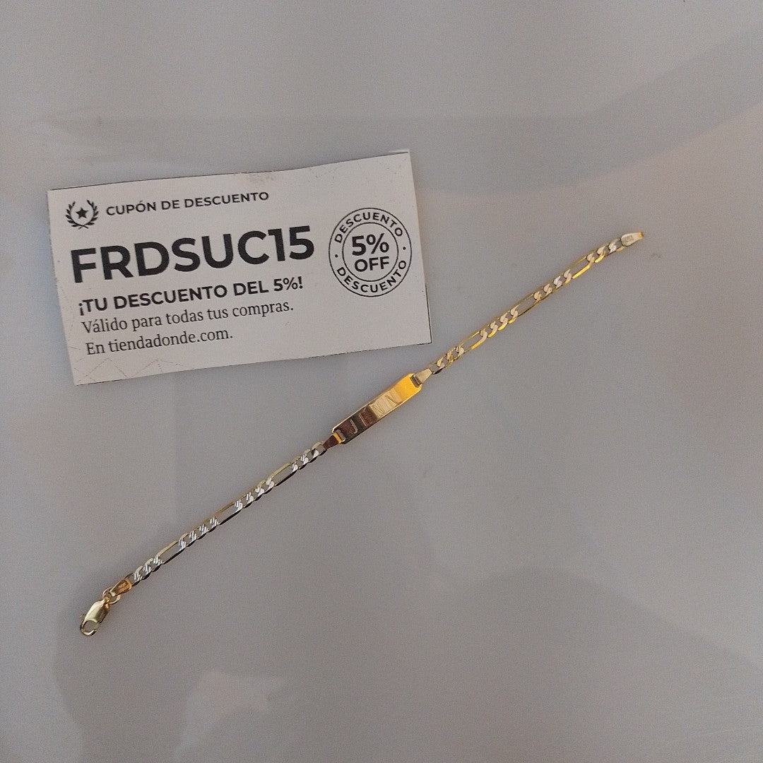 ESCLAVA ORO 14 K 3.1 GRMS (SEMINUEVO)