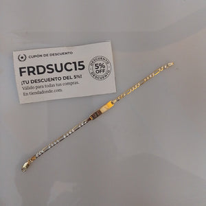 ESCLAVA ORO 14 K 3.1 GRMS (SEMINUEVO)