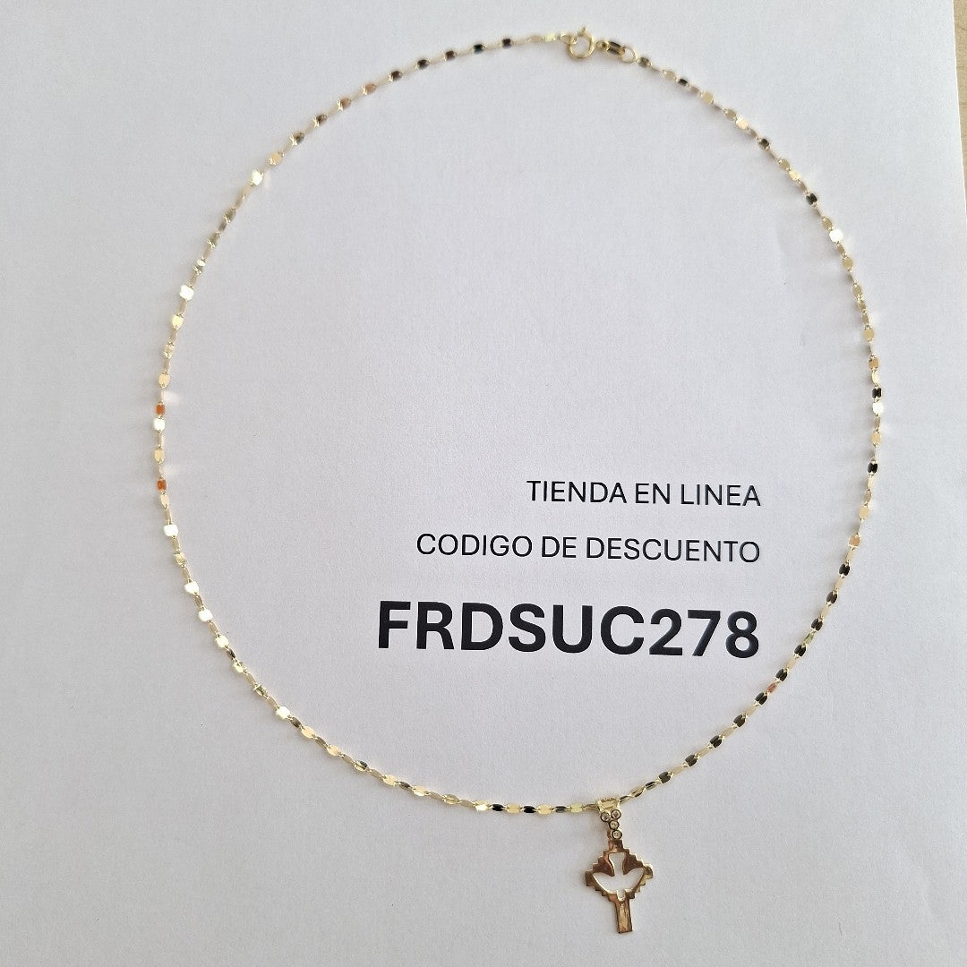 CADENA, DIJE ORO 10 K 1.2 GRMS (SEMINUEVO)