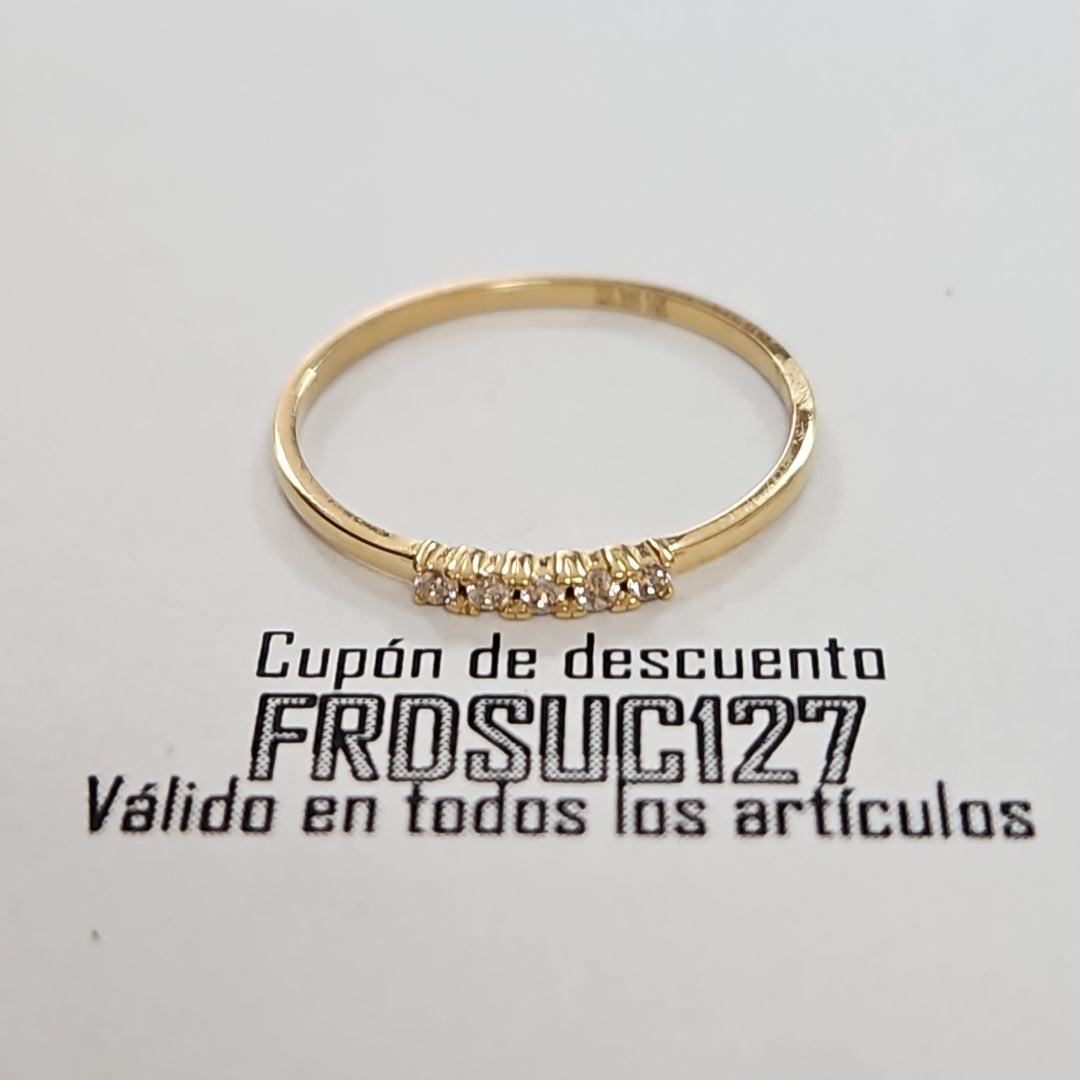 ANILLOS DAMA ORO 14K 0.8 (NUEVO)