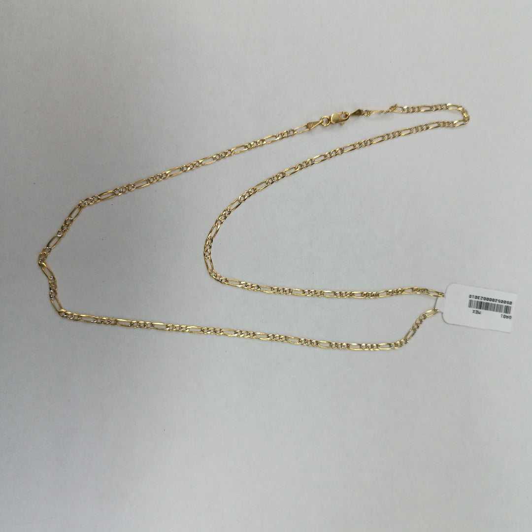 CADENAS TEJIDO 3X1 ORO 14K 55 CM 4.5 GR (NUEVO)