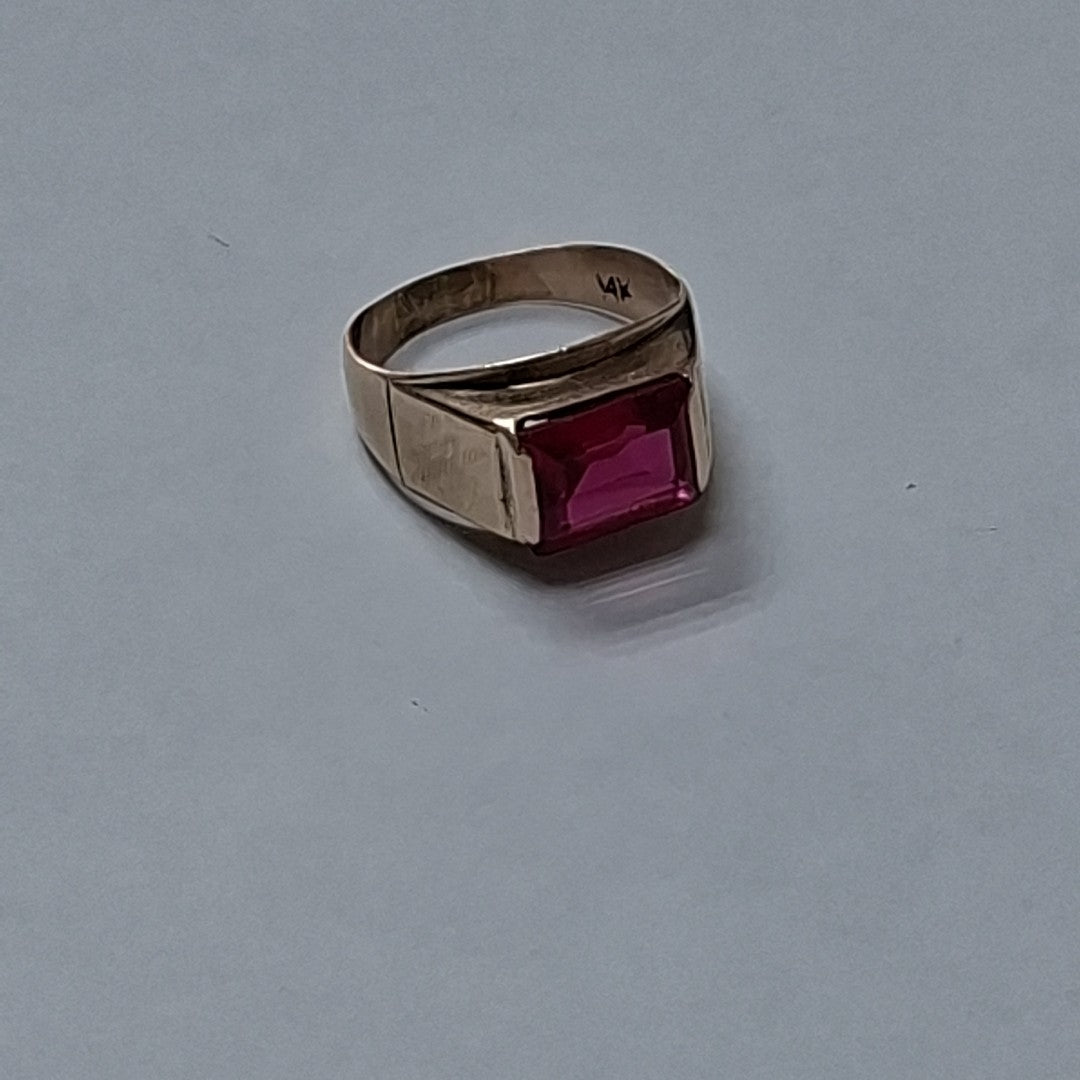 ANILLO ORO 14 K 3.6 GRMS (SEMINUEVO)