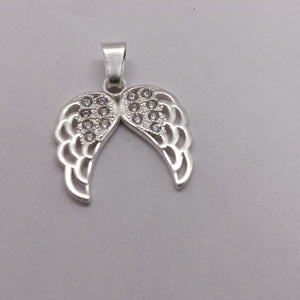 DIJE ALAS C/CIRCONIAS PLATA .925 2.3 GR (NUEVO)