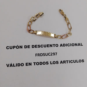 ESCLAVA ORO 14 K 2.4 GRMS (SEMINUEVO)