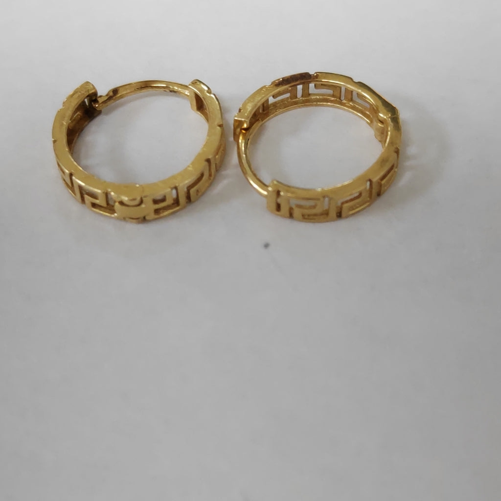ARETES PAR ORO 14 K 1,30 GRMS (SEMINUEVO)