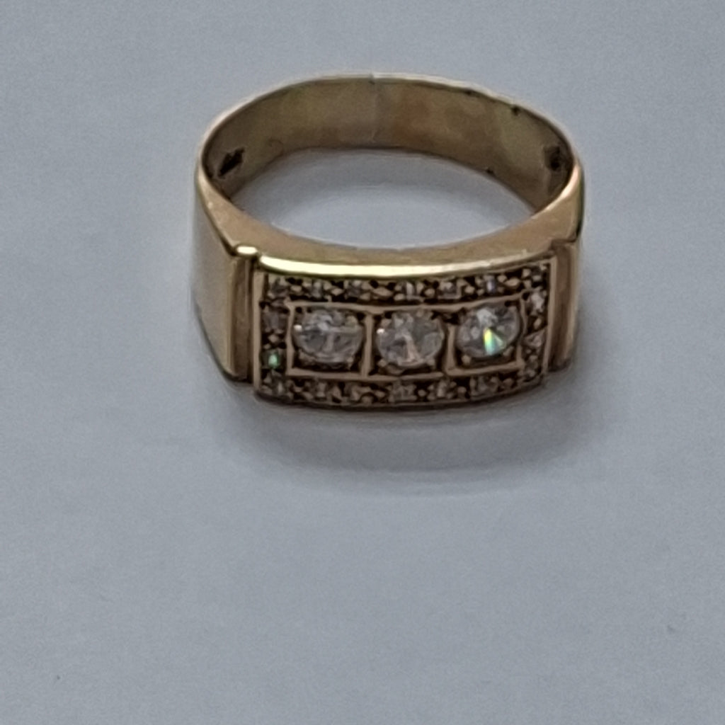 ANILLO ORO 14 K 4.3 GRMS (SEMINUEVO)