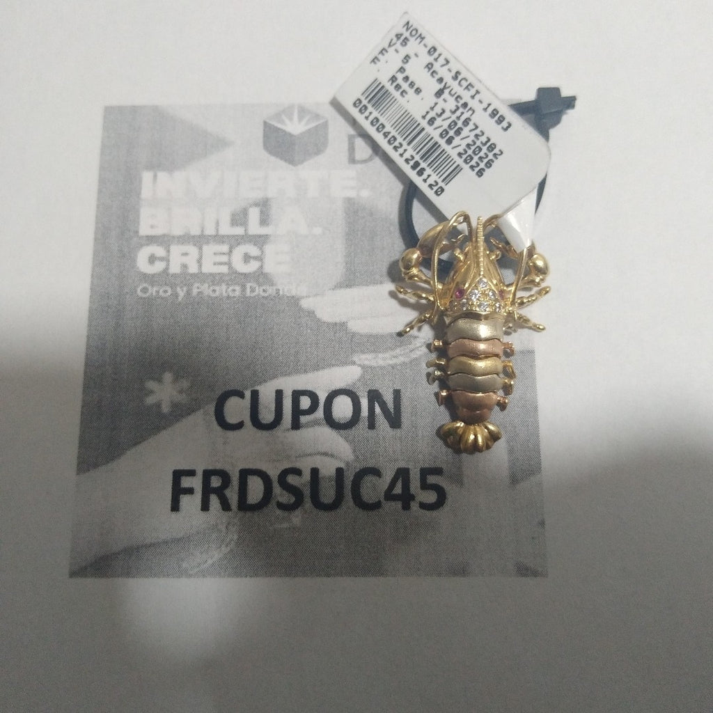 DIJE ORO,ORO COMBINADO 14 K 6,30 GRMS (SEMINUEVO)