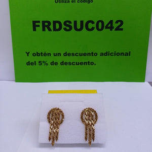 ARETES PAR ORO 18 K 18,80 GRMS (SEMINUEVO)