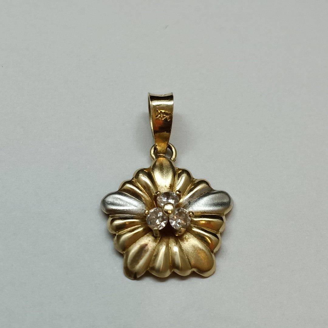 DIJE ORO COMBINADO 14 K 1,20 GRMS (SEMINUEVO)