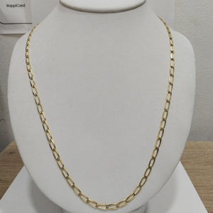 CADENA TEJIDO ESLABONES 11.5G 60 CM 14K (NUEVO)