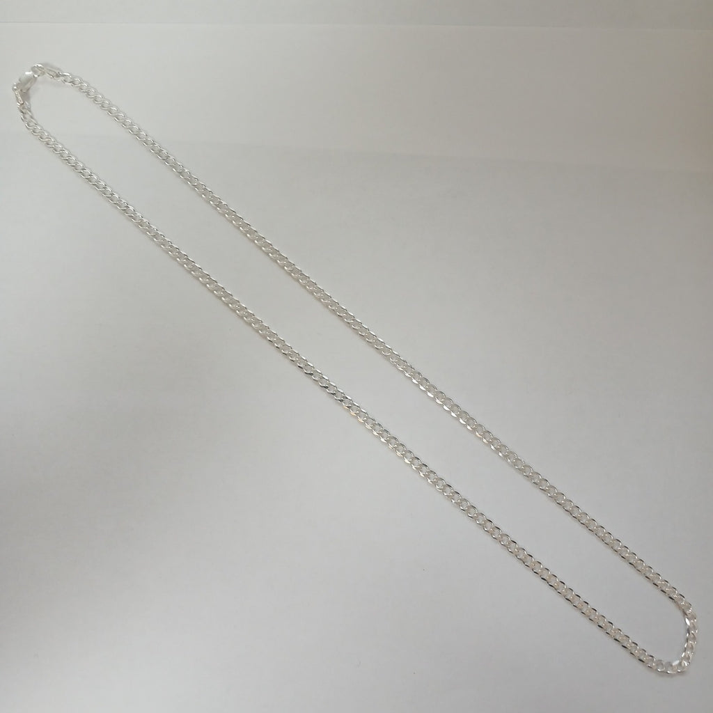 CADENA BARBADA PLATA .925 50 CM 7.02 GR (NUEVO)