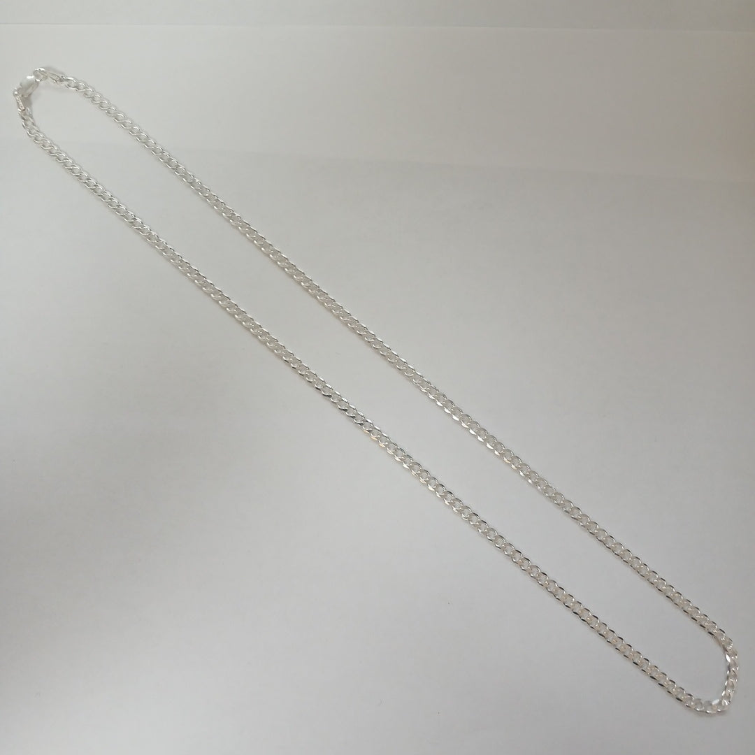CADENA BARBADA PLATA .925 50 CM 7.02 GR (NUEVO)
