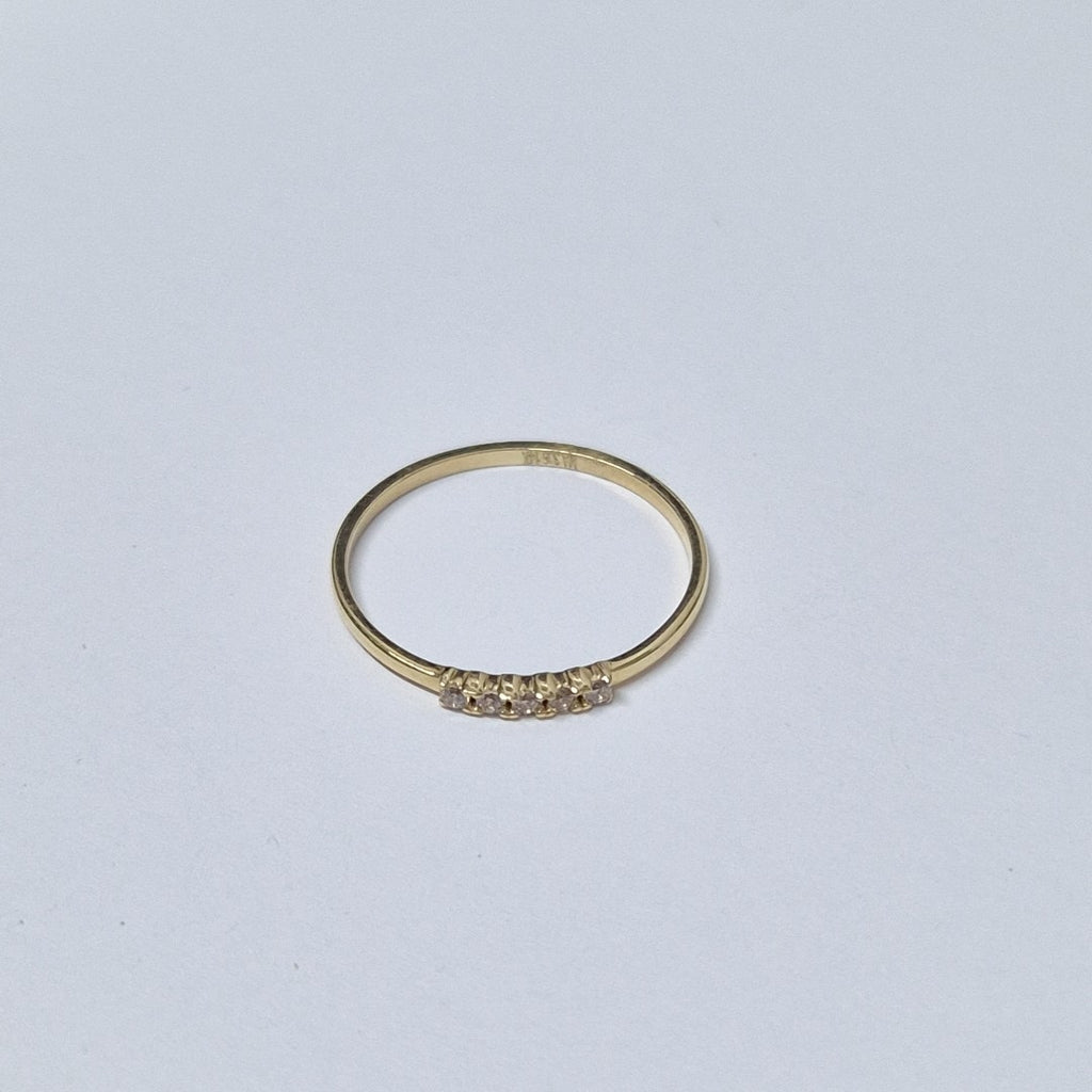 ANILLOS DAMA ORO 14K 0.8 (NUEVO)