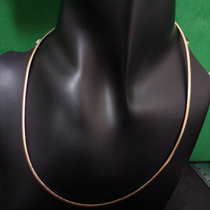 GARGANTILLA ORO, ORO COMBINADO 14 K 10 GRMS (SEMINUEVO)