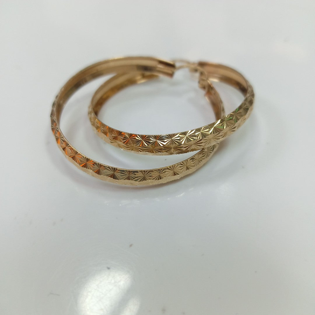 ARRACADAS PAR ORO 10 K 4.3 GRMS (SEMINUEVO)