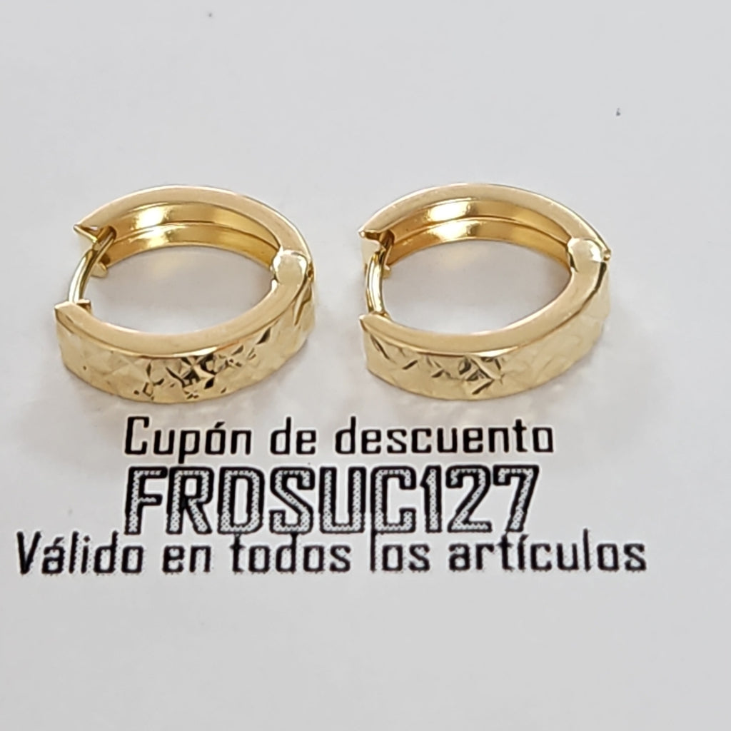 HUGGIES ORO 14K 1.1 (NUEVO)