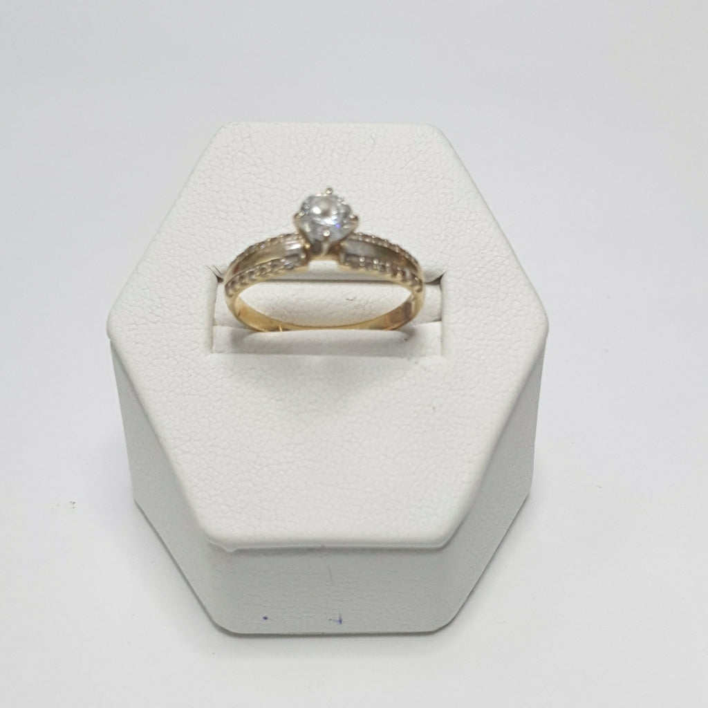 SOLITARIO ORO 14 K 2.3 GRMS (SEMINUEVO)