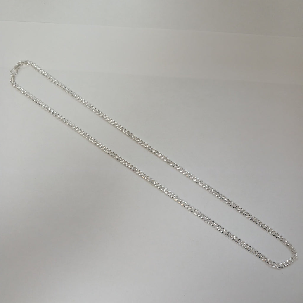 CADENA BARBADA PLATA .925 50 CM 7.02 GR (NUEVO)