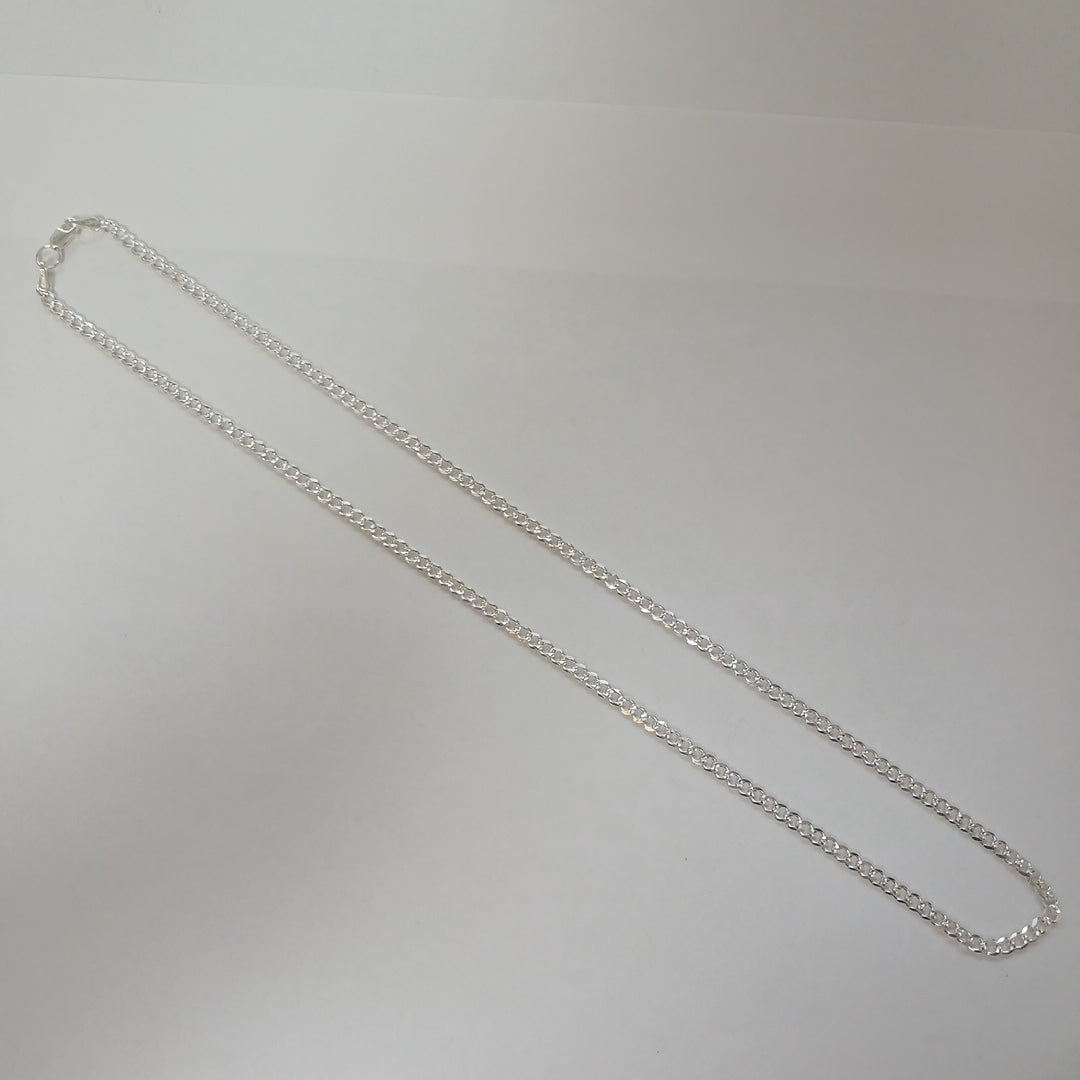 CADENA BARBADA PLATA .925 50 CM 7.02 GR (NUEVO)