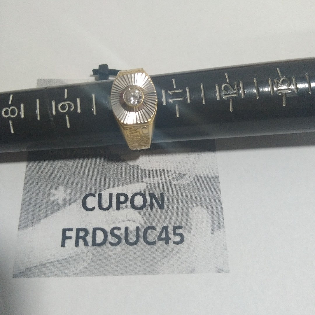 ANILLO ORO 10 K 5.3 GRMS (SEMINUEVO)