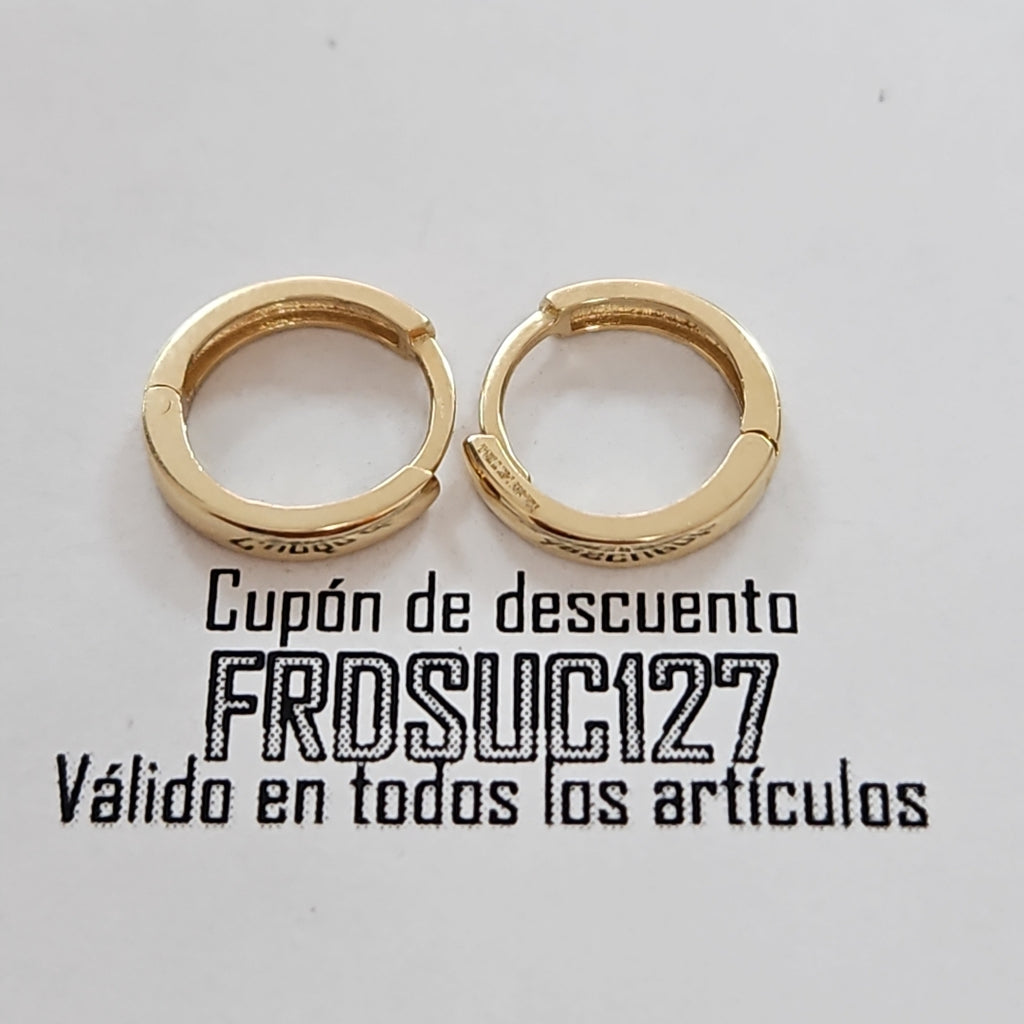 HUGGIES ORO 14K 1.1 (NUEVO)