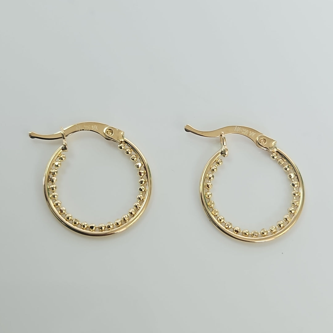 ARRACADAS ORO 14K 1.7 (NUEVO)