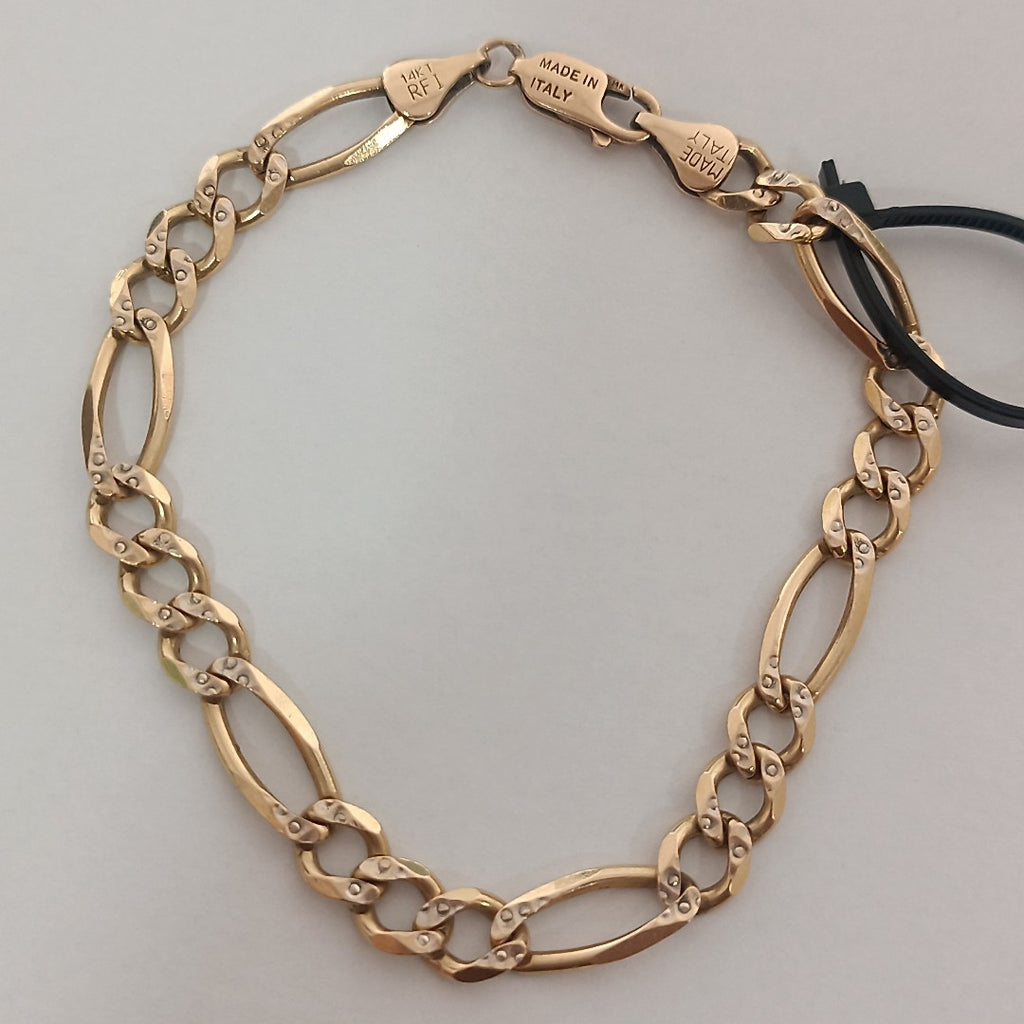 PULSERA ORO, RODIADO 14 K 13.9 GRMS (SEMINUEVO)