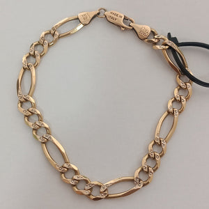 PULSERA ORO, RODIADO 14 K 13.9 GRMS (SEMINUEVO)