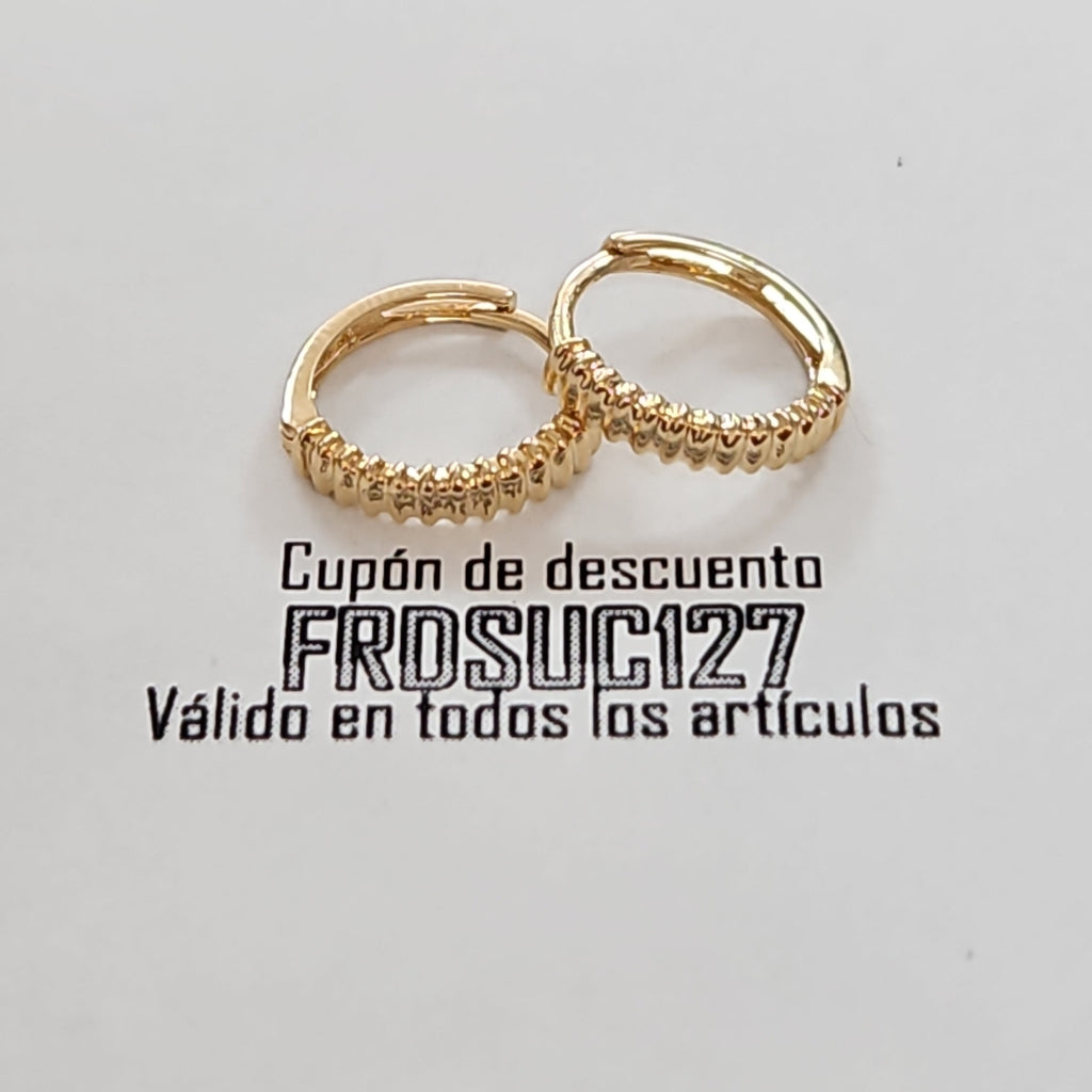 HUGGIES ORO 14K 1.2 (NUEVO)